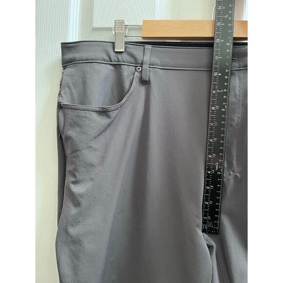01.Algo Stitch Fix Performance Charcoal Stretch Pant 28in Inseam Tag Size 40x30 - Picture 5 of 10